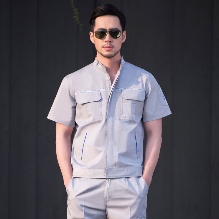 一汽大眾短袖工作服 夏季汽修工作服 JL-QX009